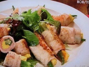 サルティンボッカ風肉巻