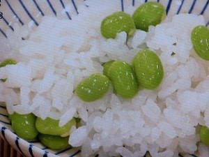 香る枝豆ごはん