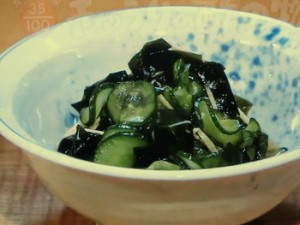 きゅうりの酢の物
