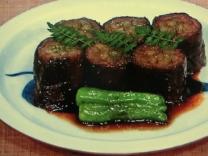 牛肉の八幡巻き