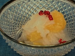 夏みかんとたまねぎの甘酢あえ