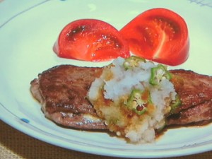 夏の重ねステーキ