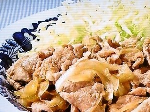 はちみつ入りしょうが焼き