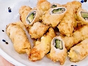 ゴーヤーの肉巻き天ぷら