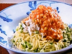 バンバンジー風冷やし中華