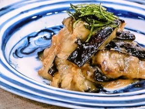 なすの白みそ炒め