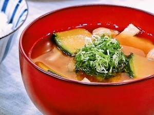 かぼちゃのみそ汁