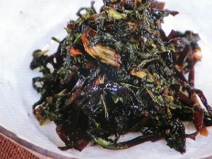 セロリの葉のつくだ煮