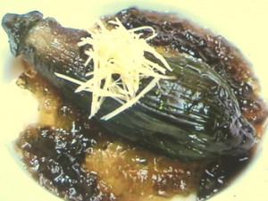 なすの丸煮そうめん
