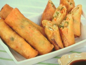 冷凍ごはんで春巻