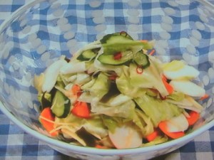 野菜の即席漬け