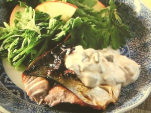 焼きさばの和風チーズタルタル