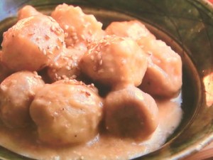 里芋のチーズみそ煮っころがし