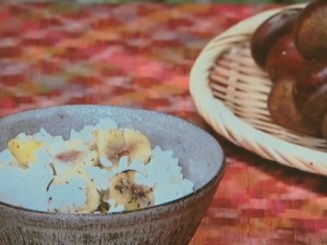 焼き栗(ぐり)ご飯