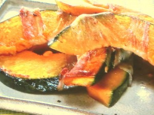 かぼちゃの豚肉巻き