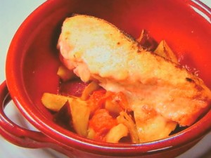 さけと秋野菜のチーズ焼き