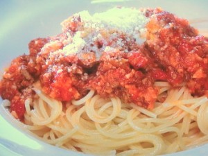 ミートソーススパゲッティ