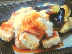 豆腐の肉巻き焼き