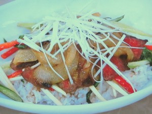 和風だれのステーキ丼