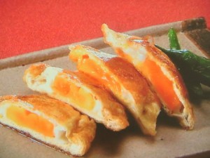 油揚げの卵詰め焼き