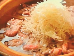 ショウガたっぷり!豚シャブ鍋