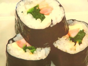 ほうれんそう&ウインナー&チーズのキンパ