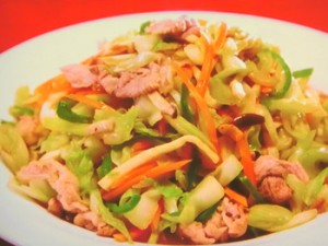 シャキシャキ野菜炒め