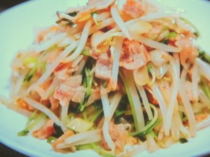 シャキシャキもやし炒め