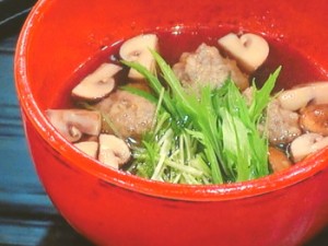 マッシュだしのつみれ汁