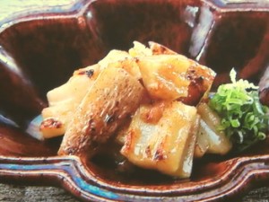 割りれんこんの照り焼き