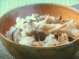 きのこの炊き込みご飯