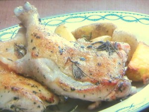 鶏肉のフライパンロースト