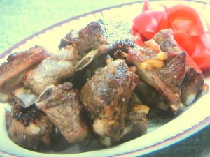 スペアリブのマーマレード焼き