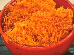 にんじんのかき揚げ丼