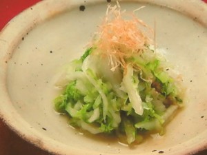 白菜のおかか炒め