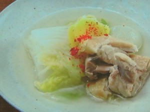 白菜の鶏スープ煮