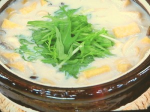 豆乳しょうがうどん