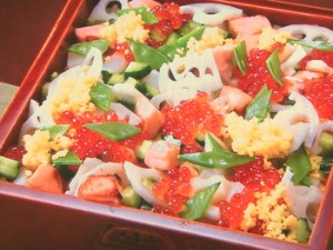 あぶりざけとイクラの親子ちらし
