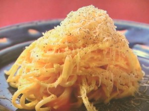 卵とチーズのスパゲッティ