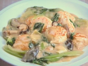 鶏団子のオイスタークリーム煮