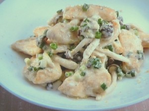 鶏のチーズ炒め