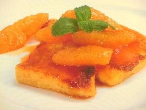 まるごとオレンジのフレンチトースト