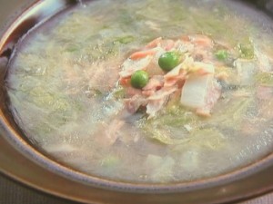白菜とツナのスープ