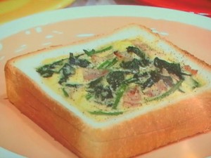 簡単キッシュ風トースト