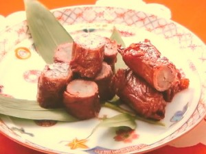 ごぼうの八幡巻き