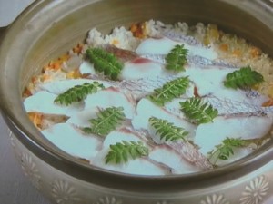 ぜいたくな鯛めし