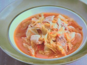 春キャベツと豚肉の煮込み