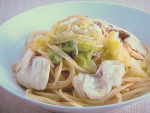 鯛のパスタ