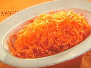 にんじんのたらこ炒め