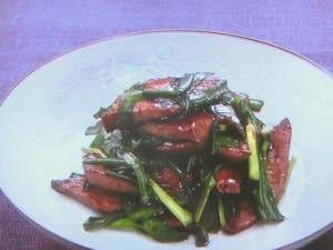 レバニラ炒め